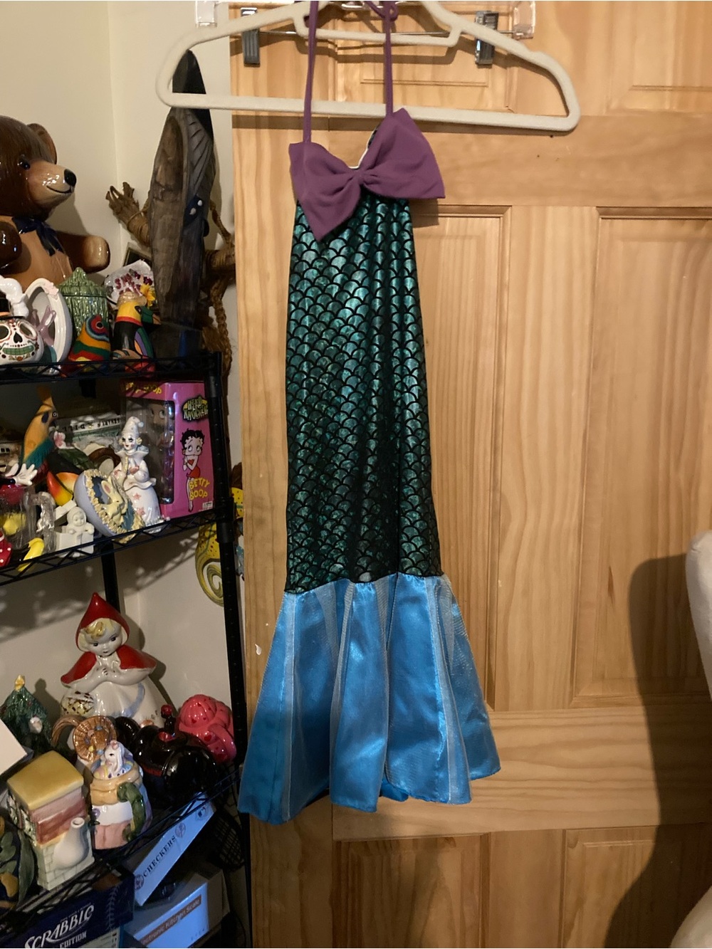 Kids mermaid dress costume